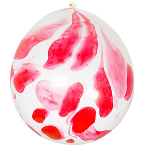 6 BALÕES DE SANGUE 30 cm