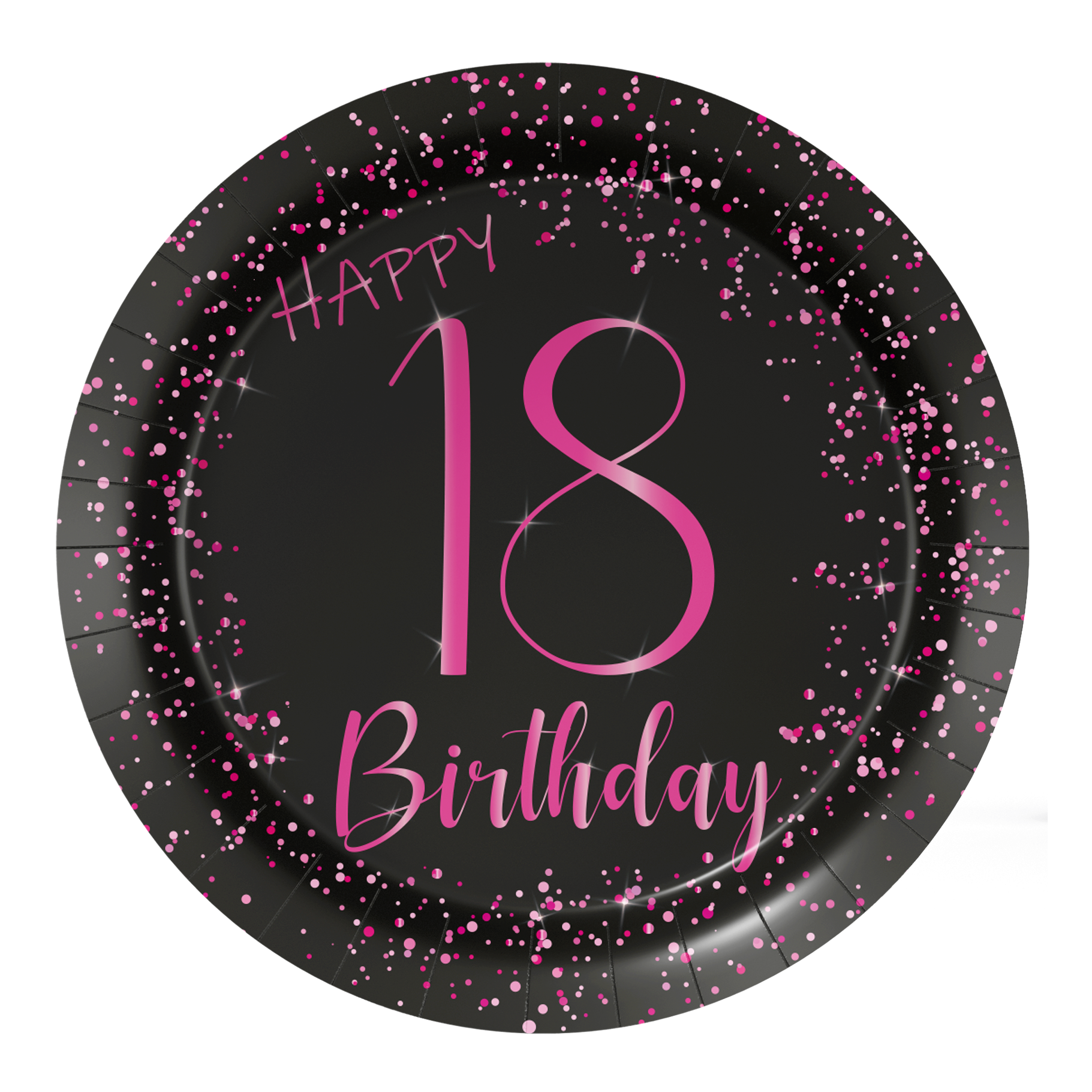8 Piatti 18 cm Elegante Rosa 18 anni