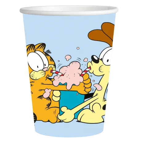 8 bicchieri Garfield da 250 ml