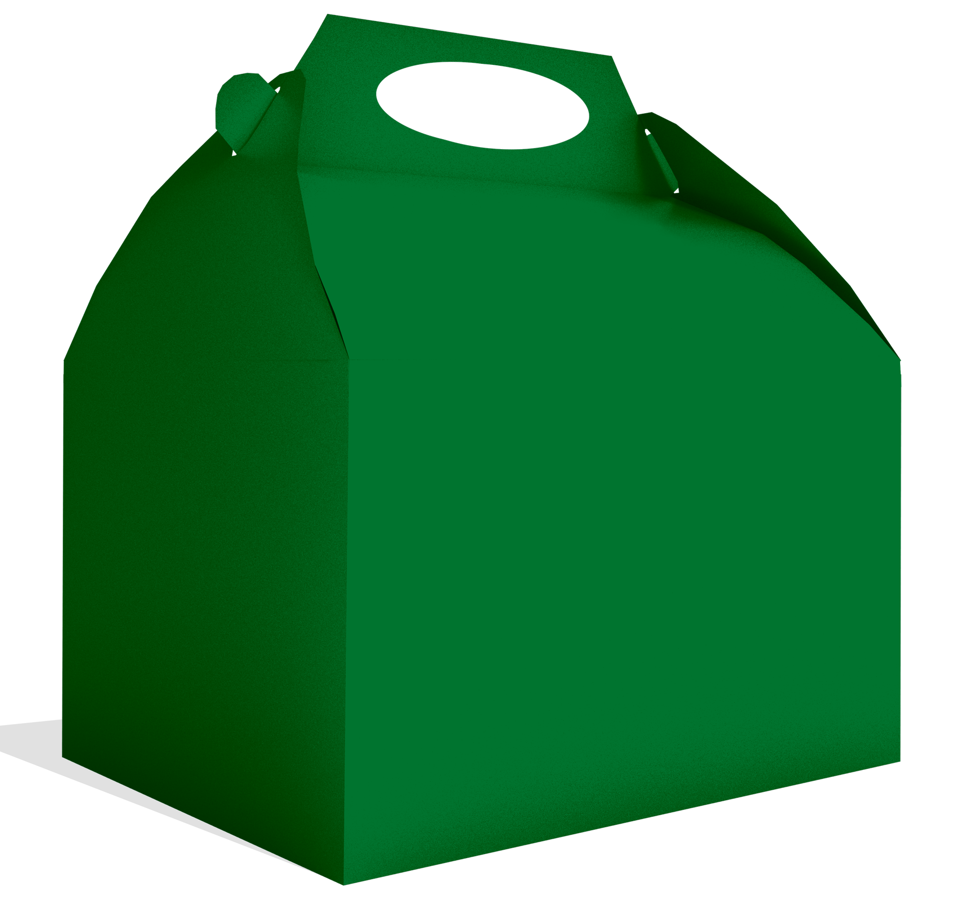 Scatola verde 20 x 16 x 11 cm