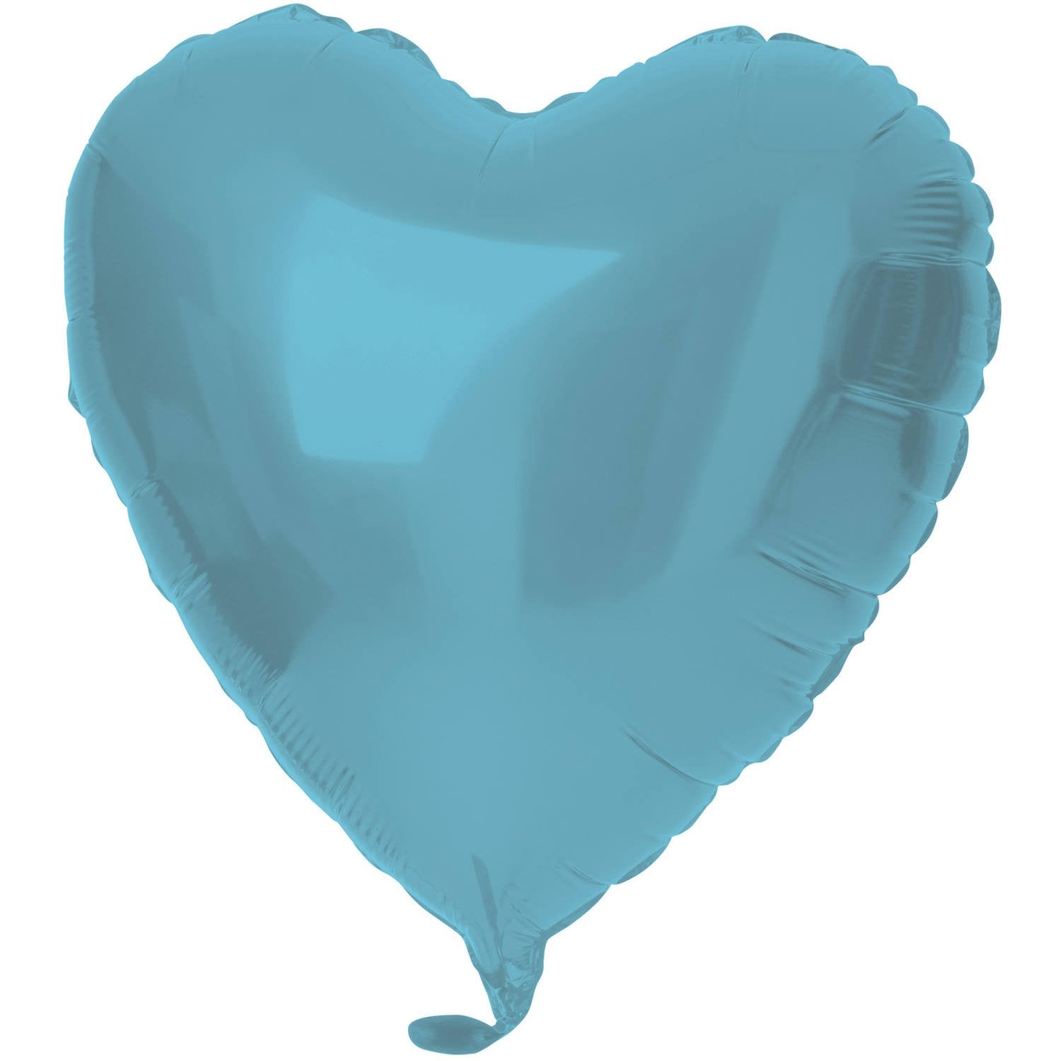 Palloncino a forma di cuore in lamina, 45 cm, blu pastello