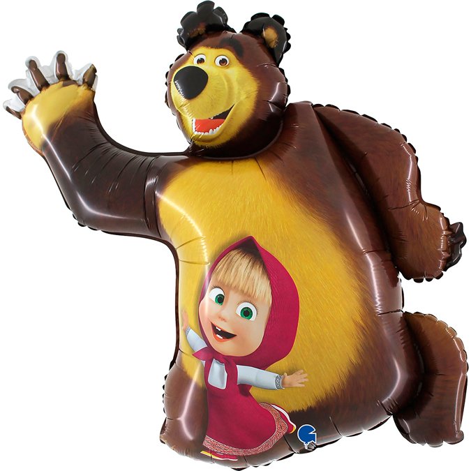 Palloncino a forma di Masha e Orso 88 cm