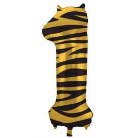 Numero 1 Palloncino Tigre Chic 86 cm
