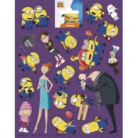 Grands autocollants Minions Moi, moche et méchant 156 x 200 mm