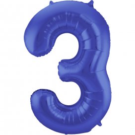 All / Accesorios y Decoración / Globos / Globos de Números / Globos Números Azul Mate