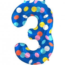 All / Accesorios y Decoración / Globos / Globos de Números / Globos Numeros Colorful Dots