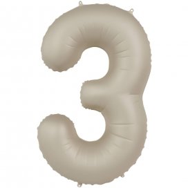 All / Accesorios y Decoración / Globos / Globos de Números / Globos Numeros Creamy Latte