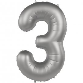 All / Accesorios y Decoración / Globos / Globos de Números / Globos Numeros Moonlight Silver