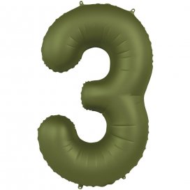 All / Accesorios y Decoración / Globos / Globos de Números / Globos Números Verde Oliva