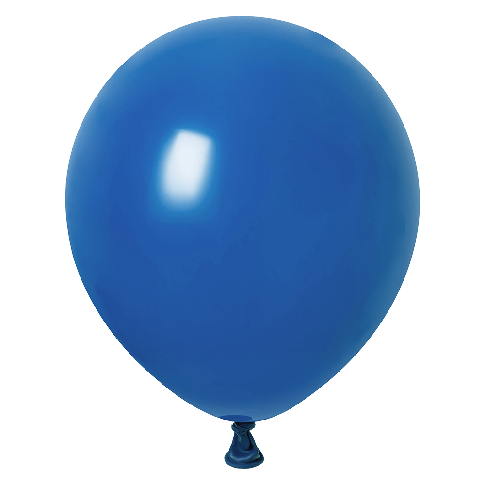 10 Globos Azul Real Fashion 30 cm