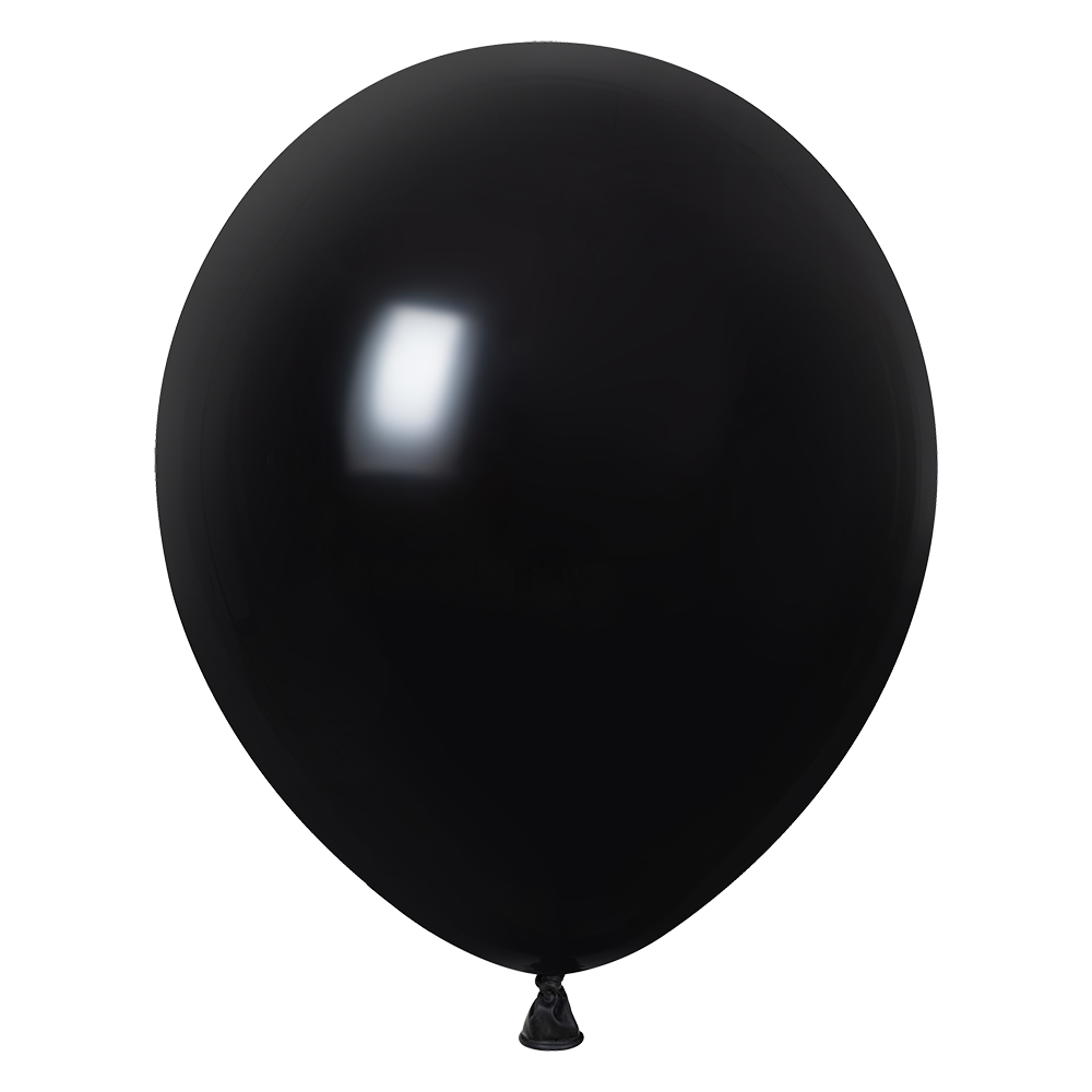 10 ballons noirs tendance de 30 cm