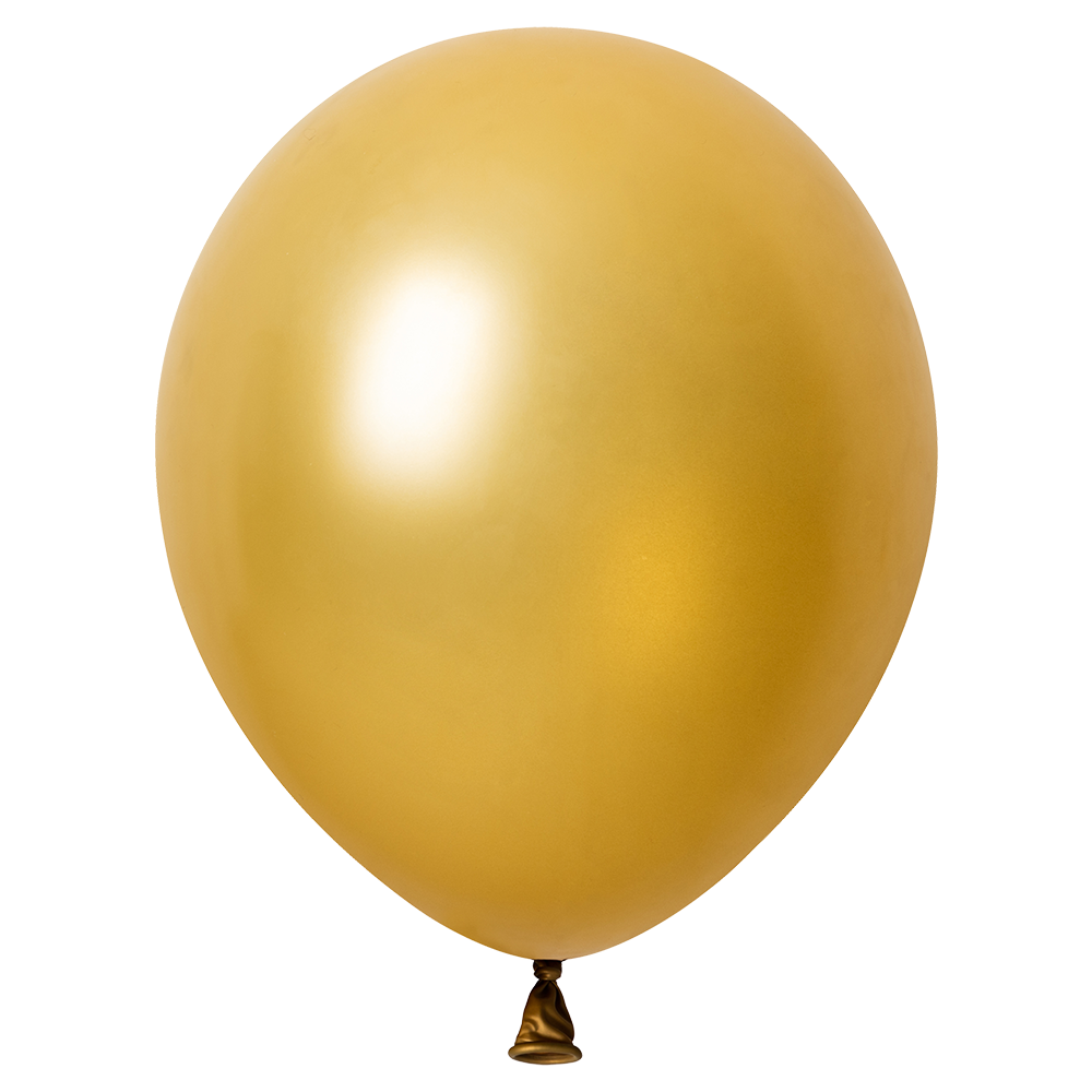 10 palloncini oro metallizzato 30 cm