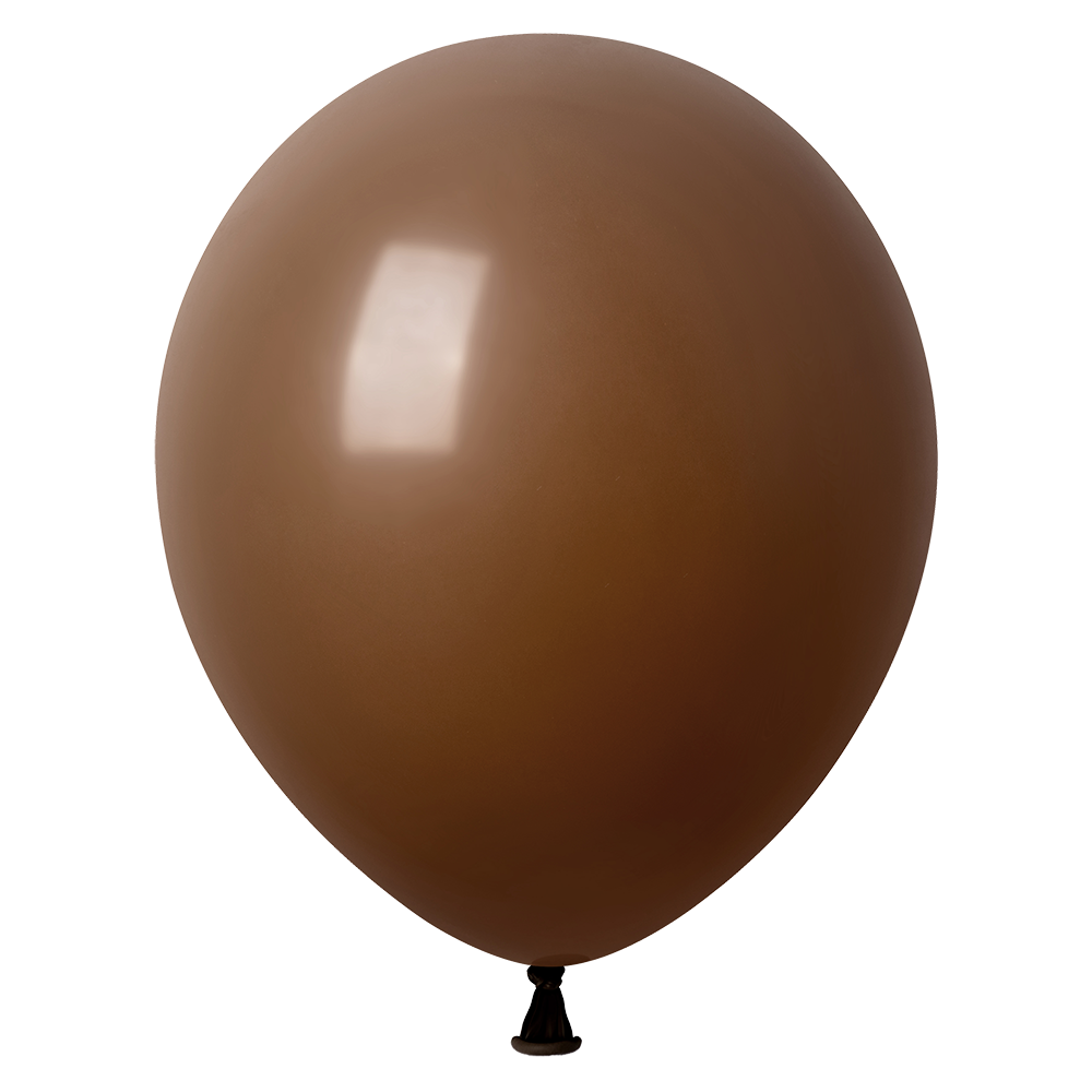 100 palloncini alla moda color caffè da 30 cm
