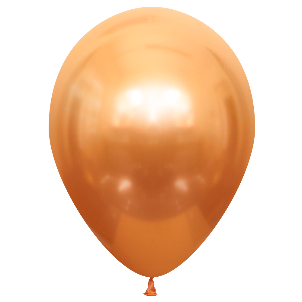 100 Globos Cobre Glossy 30 cm