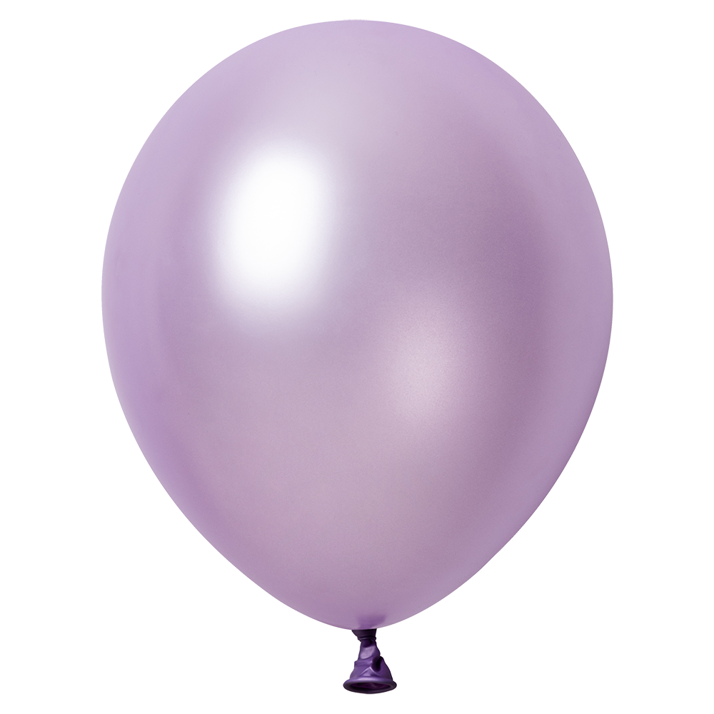 100 Globos Lila Metallic 30 cm