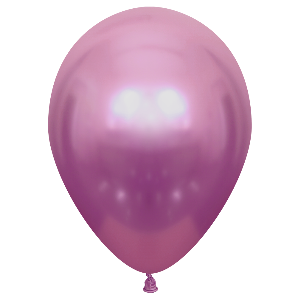 100 palloncini rosa lucidi da 30 cm