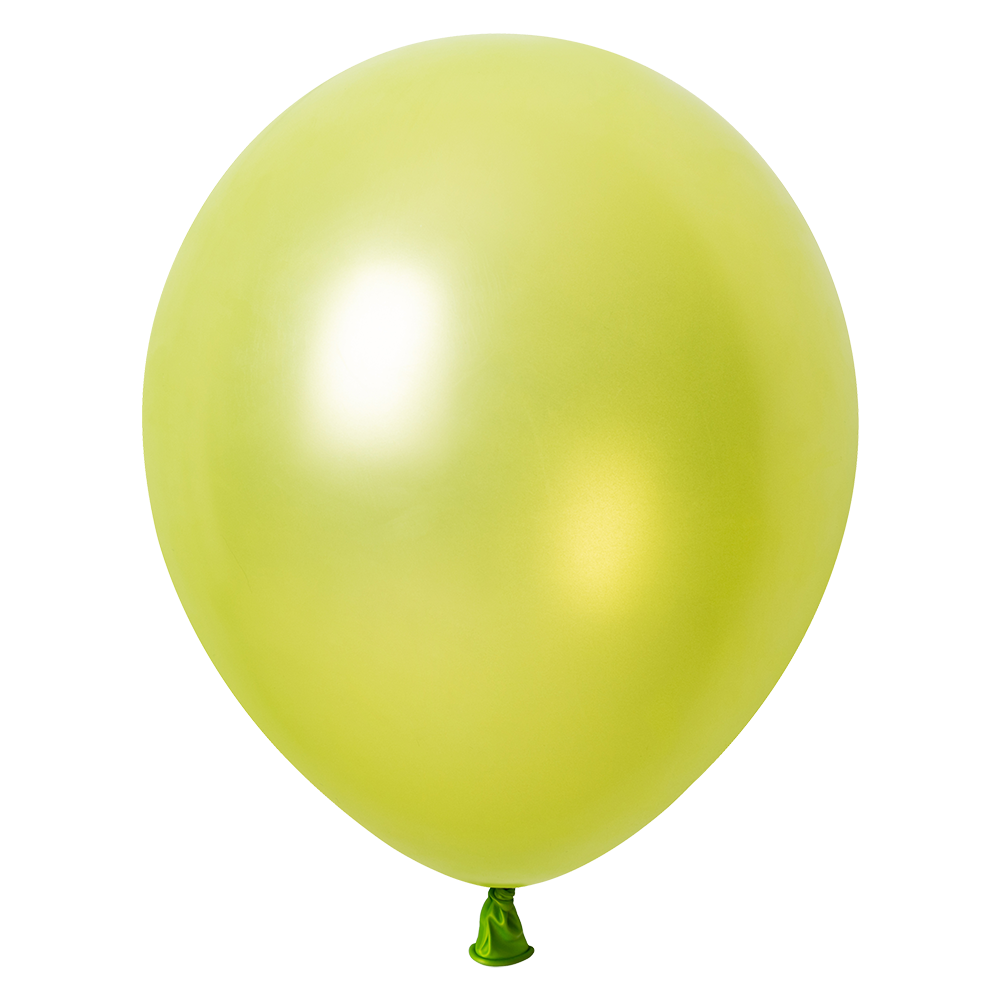 100 palloncini metallizzati verde menta da 30 cm