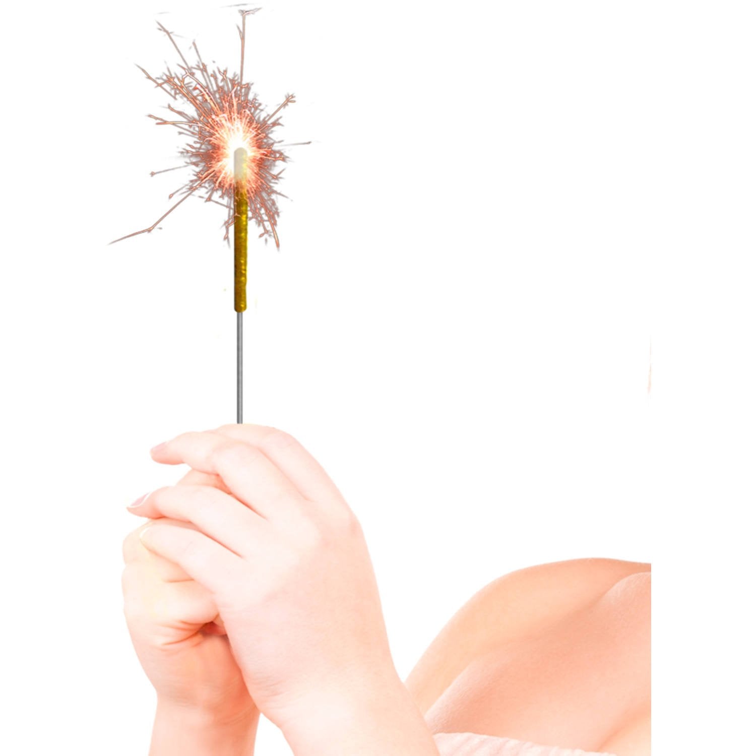 12 ciocche dorate dritte