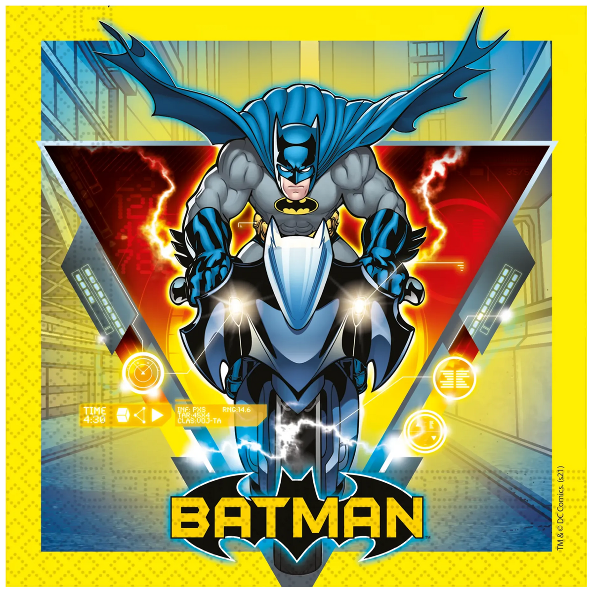 20 SERVILLETAS 33 CM BATMAN