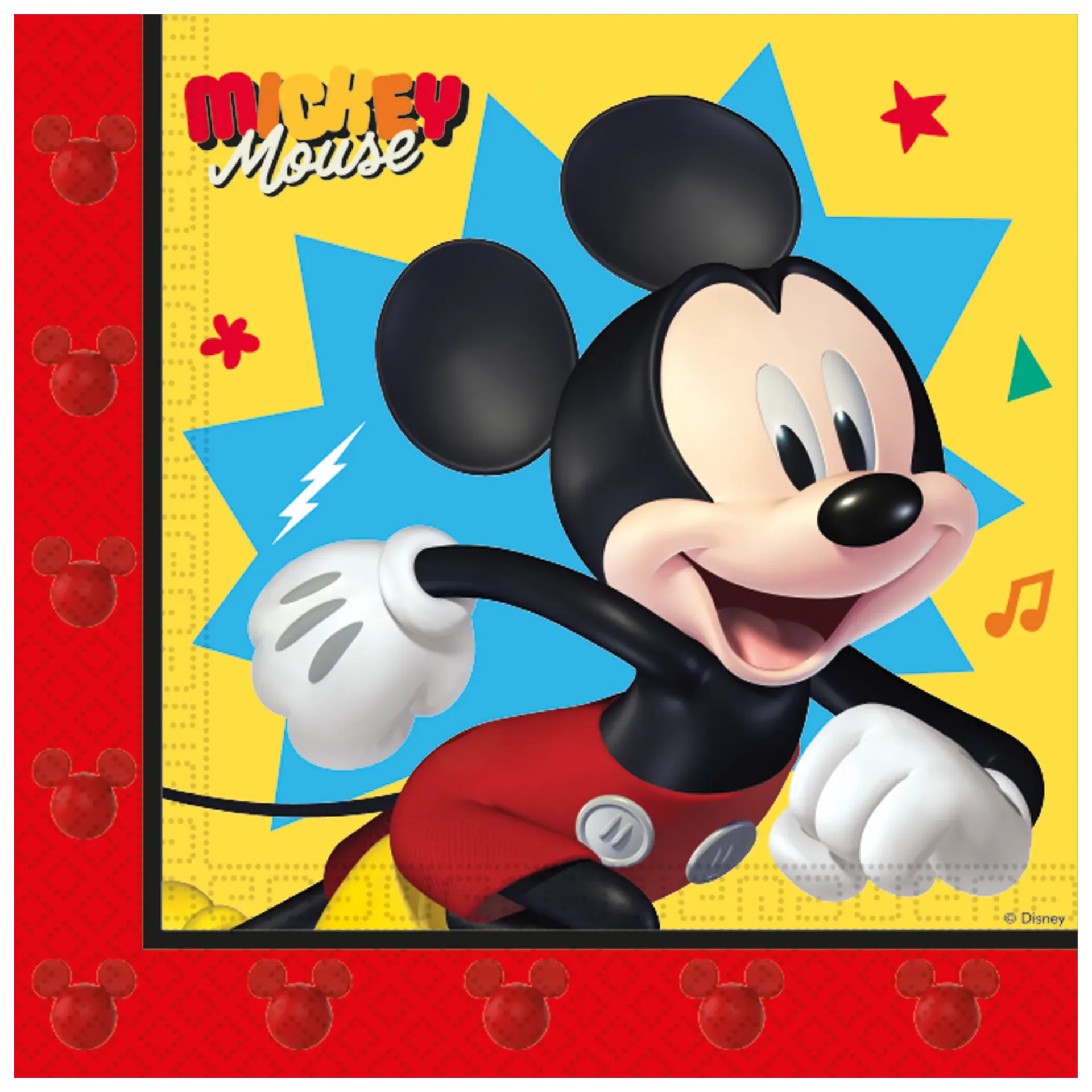 20 SERVILLETAS 33 CM MICKEY FUN