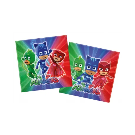 20 SERVILLETAS 33 CM PJ MASKS