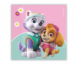 20 SERVIETTES 33 CM SKYE PAW PATROL