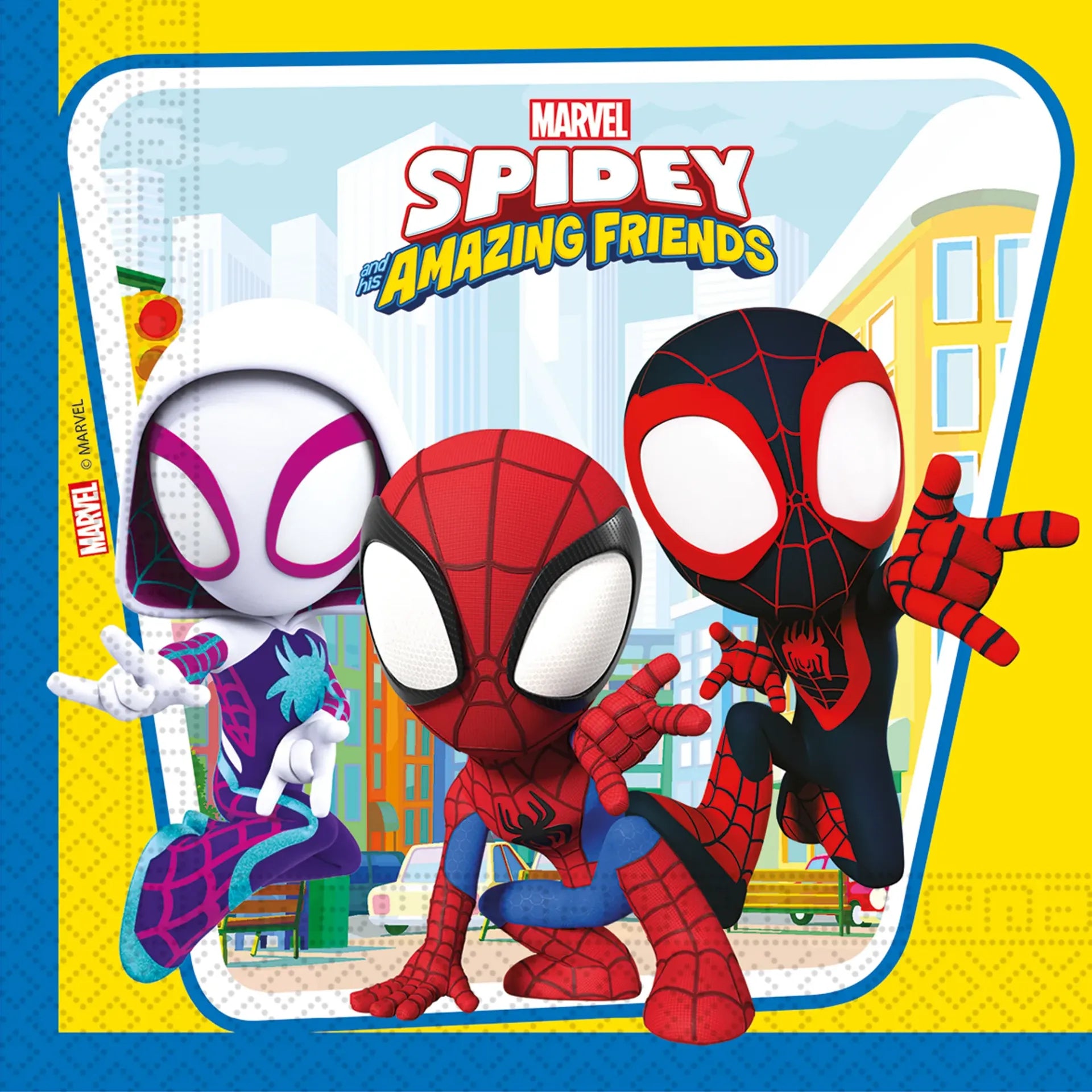 20 SERVILLETAS 33 CM SPIDEY