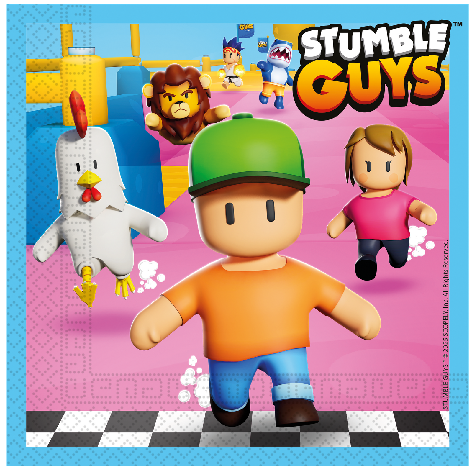 20 tovaglioli Stumble Guys 33 cm