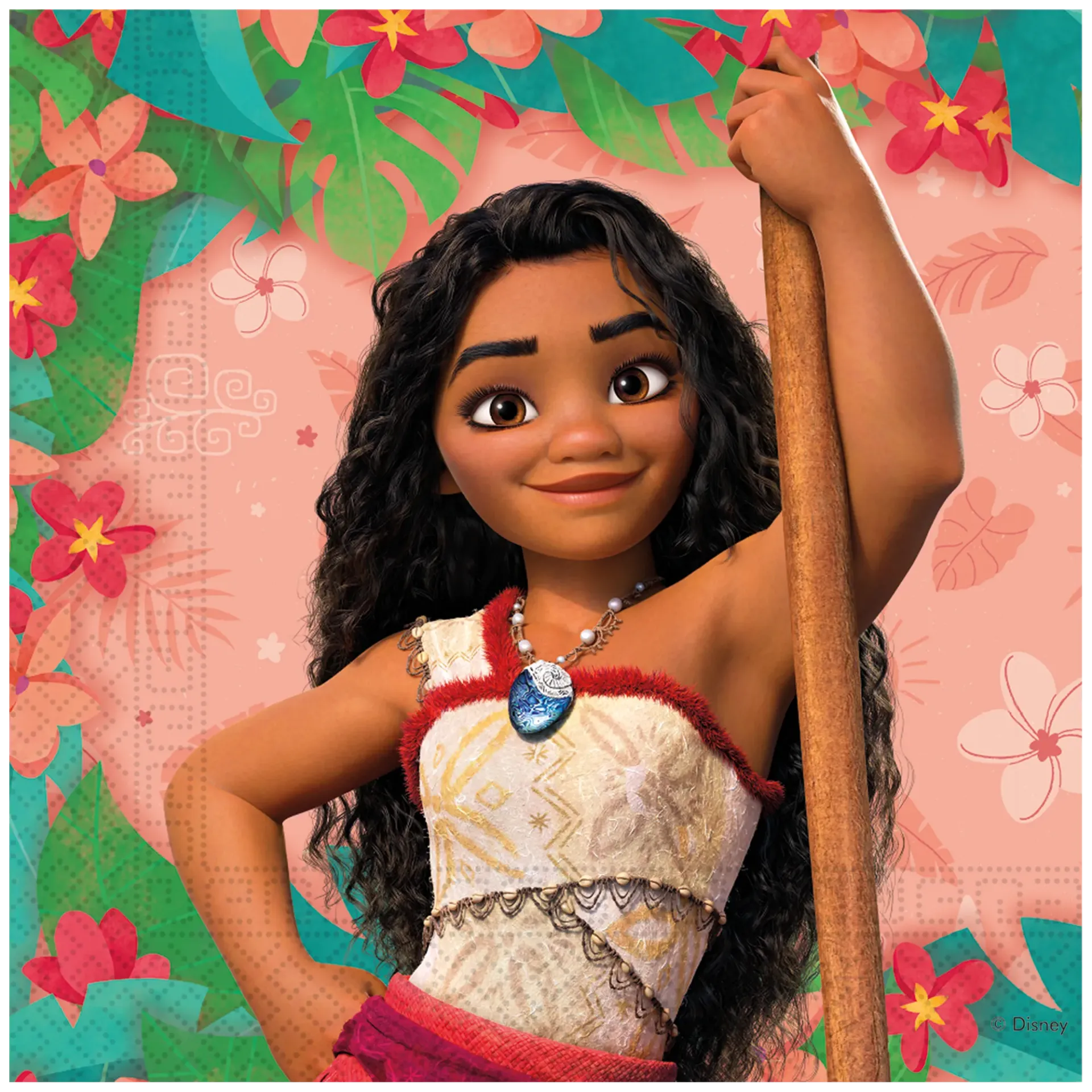 20 Servilletas de Papel Vaiana 33cm