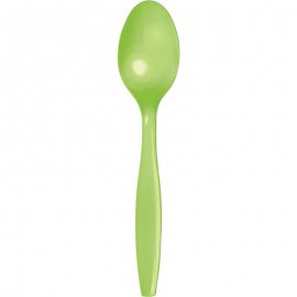 24 CUCCHIAI DI PLASTICA PREMIUM LIME FRESCO