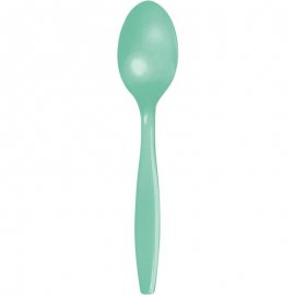 24 CUCCHIAI DI PLASTICA PREMIUM MENTA FRESCA