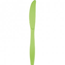 24 CUCHILLOS PLASTICO PREMIUM FRESH LIME