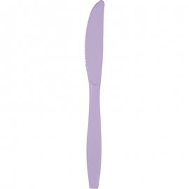 24 CUCHILLOS PLASTICO PREMIUM LUSCIOUS LAVENDER