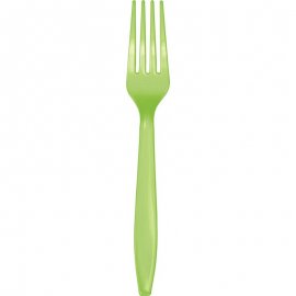 24 TENEDORES PLASTICO PREMIUM FRESH LIME