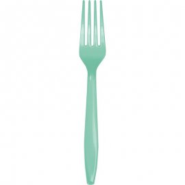 24 FORCHETTE DI PLASTICA PREMIUM MENTA FRESCA