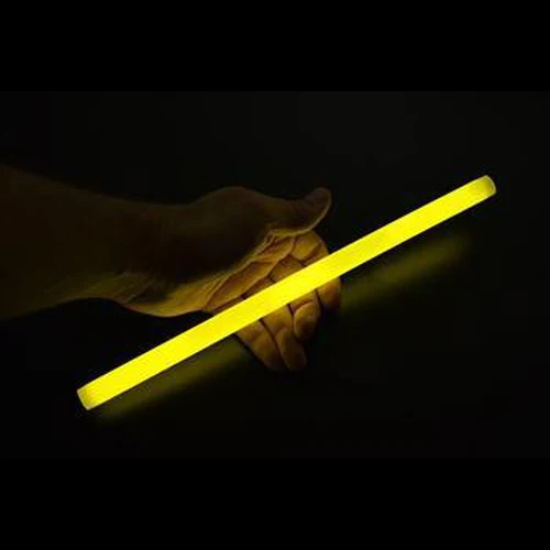 25 bâtons lumineux jaunes de 30 cm