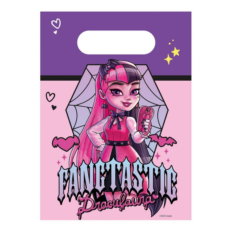 4 SACCHETTI DI CARTA MONSTERS HIGH