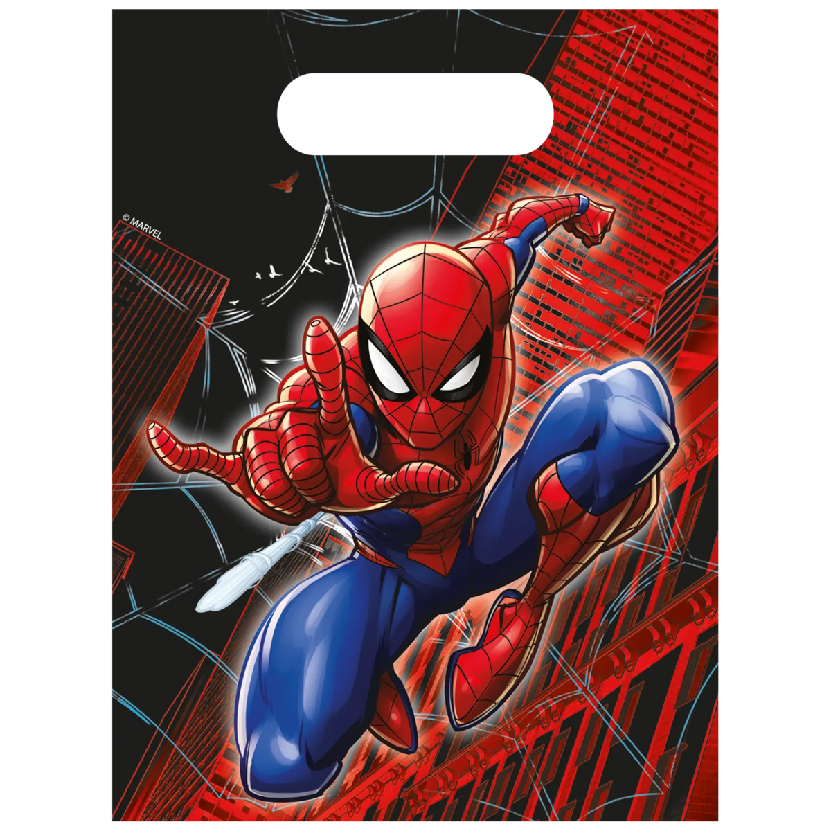4 SACOS DE PAPEL SPIDERMAN WORLD
