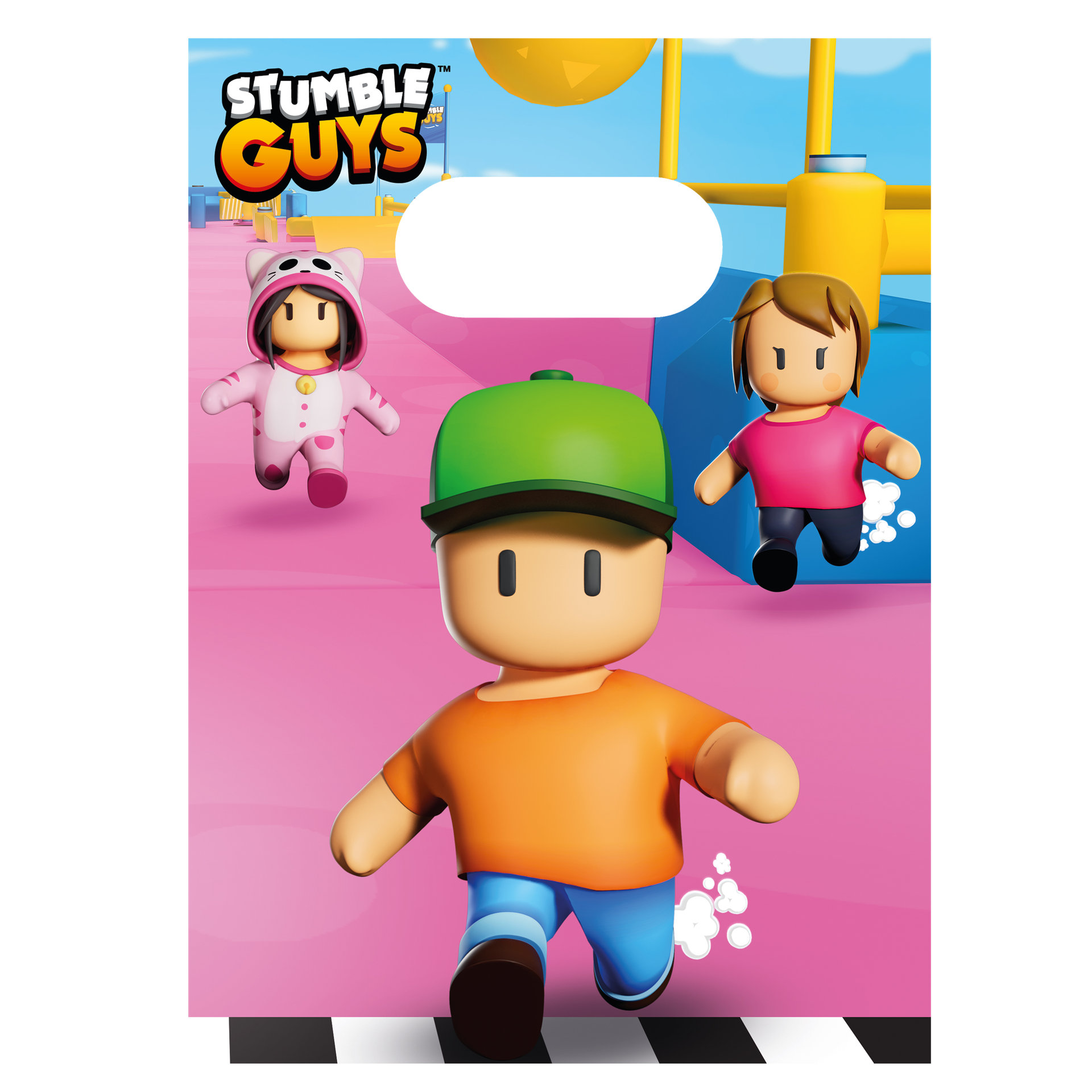 4 Bolsas de Papel Stumble Guys