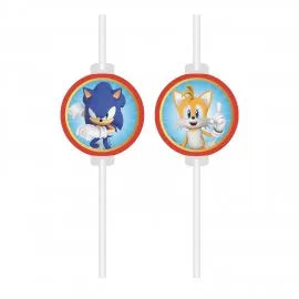 4 PAJITAS PAPEL SONIC