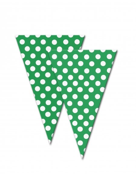 50 sacchetti a pois verdi