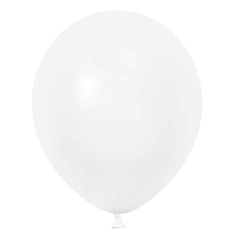 50 palloncini bianchi alla moda da 30 cm