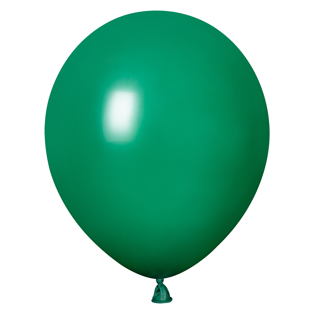 50 Globos Verde Bosque Fashion 30 cm
