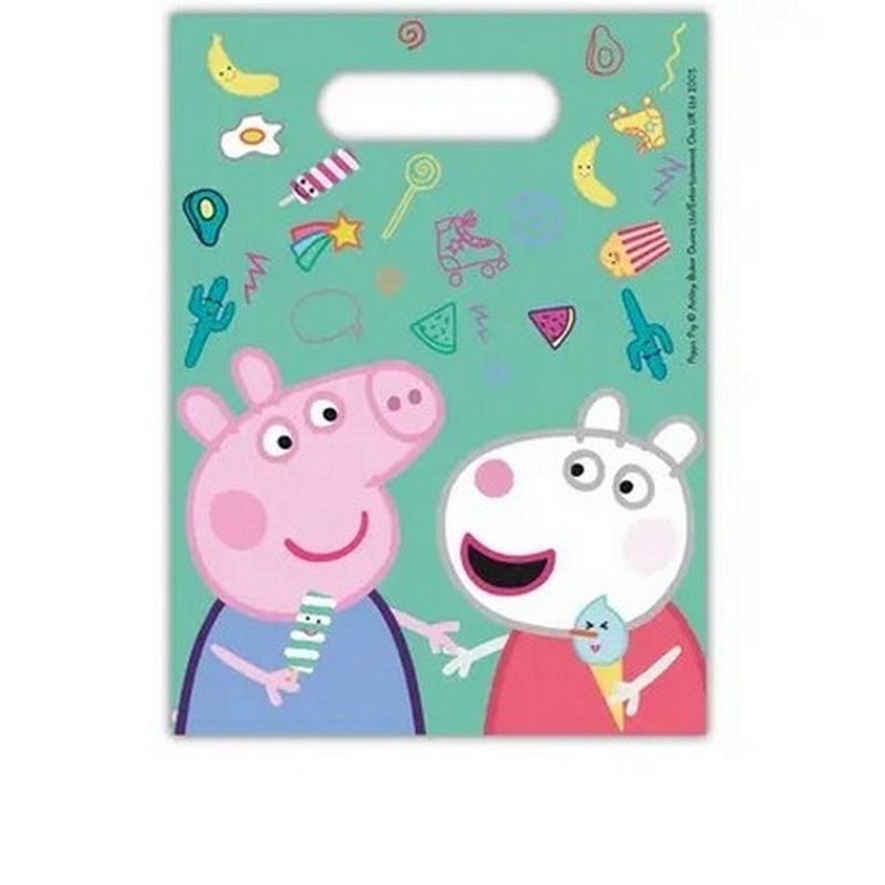 6 SACCHETTI DI PEPPA PIG