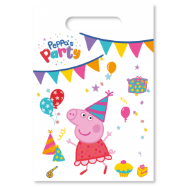 6 Bolsa Rectangular Peppa Pig