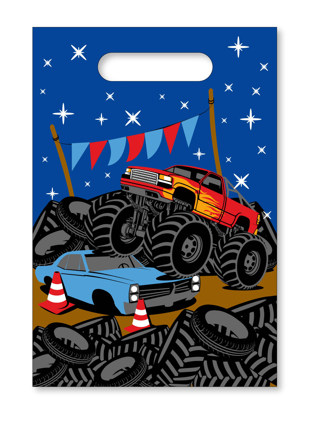 6 Bolsas Monster Truck Rally