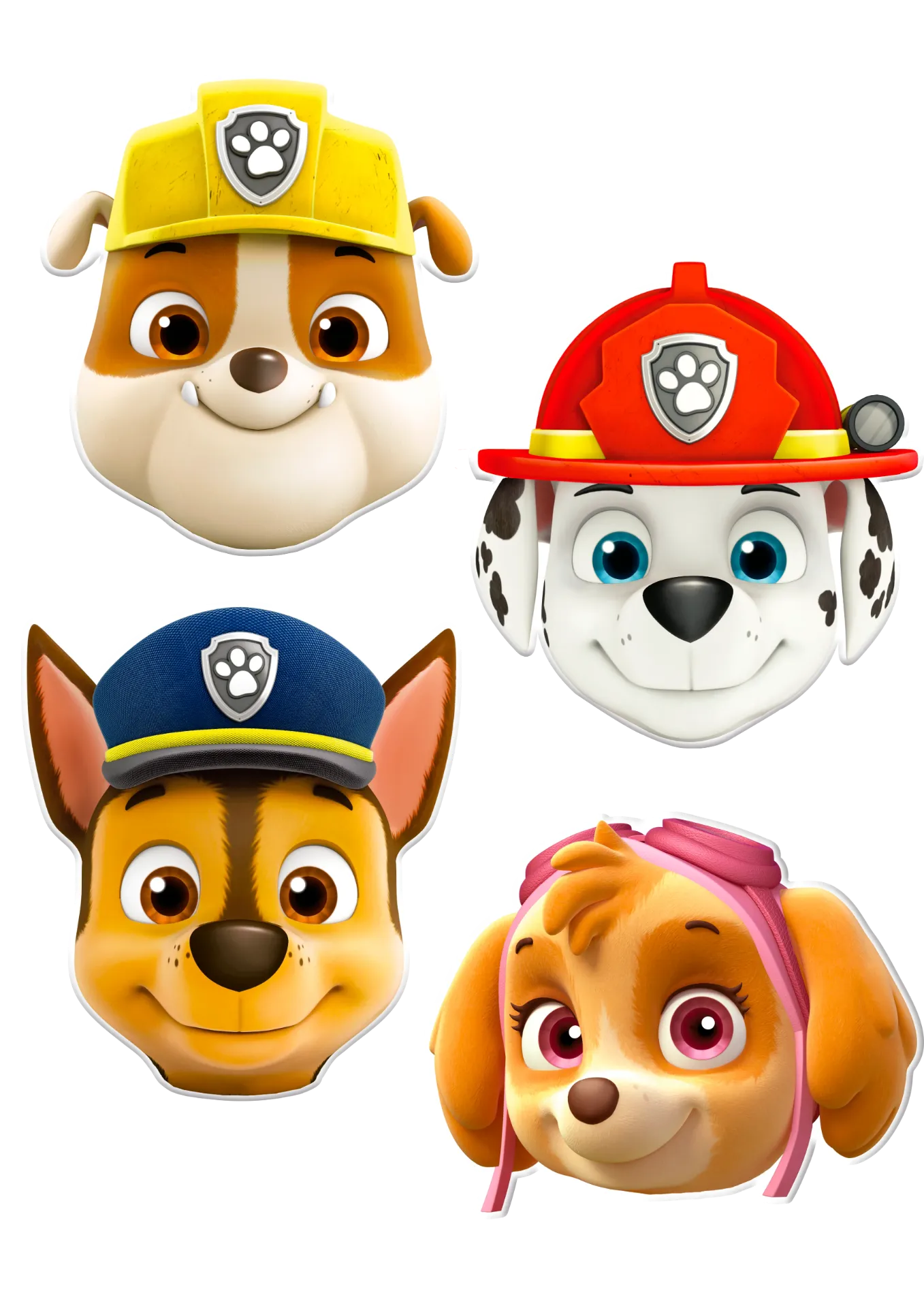 6 Caretas Patrulla Canina