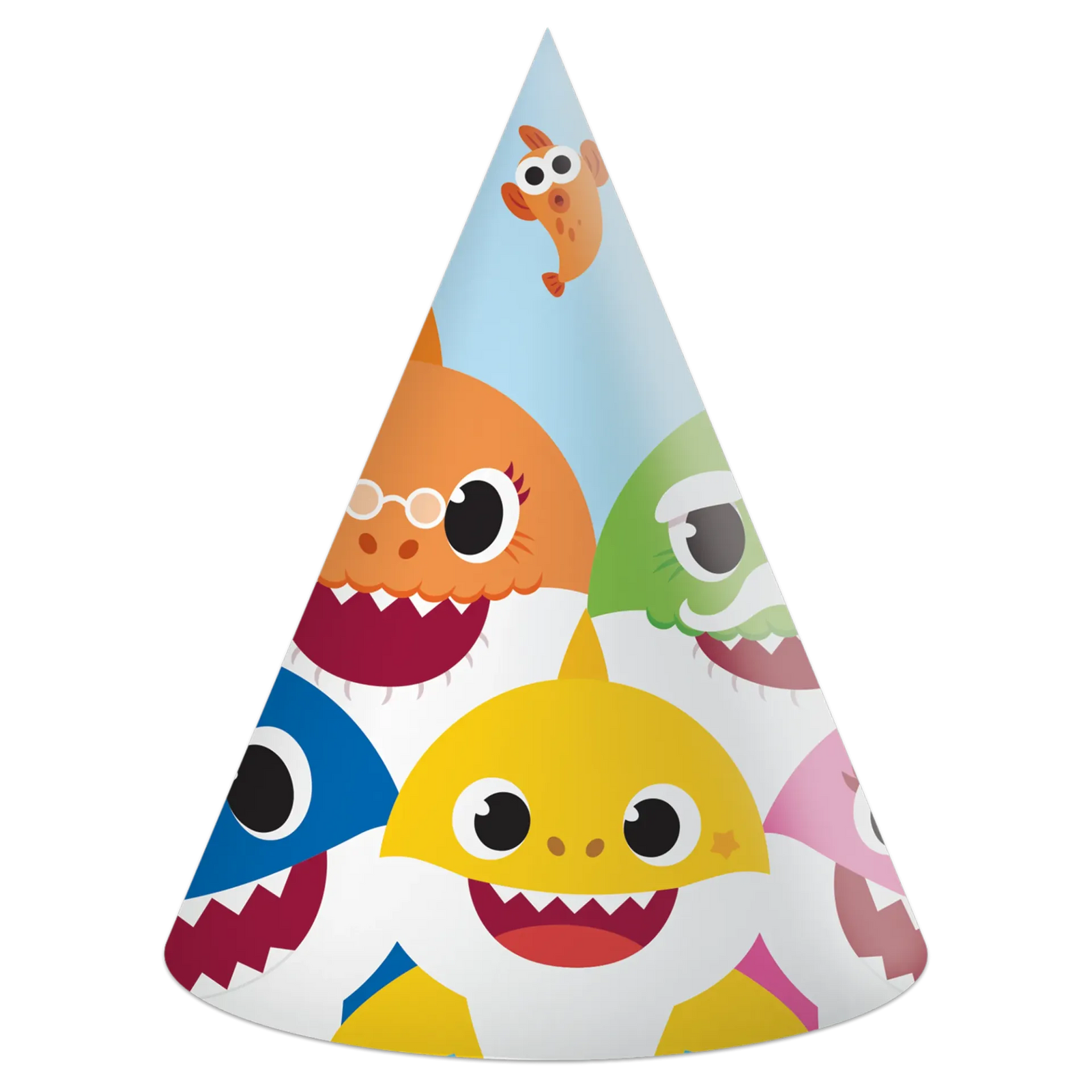 6 GORROS BABY SHARK