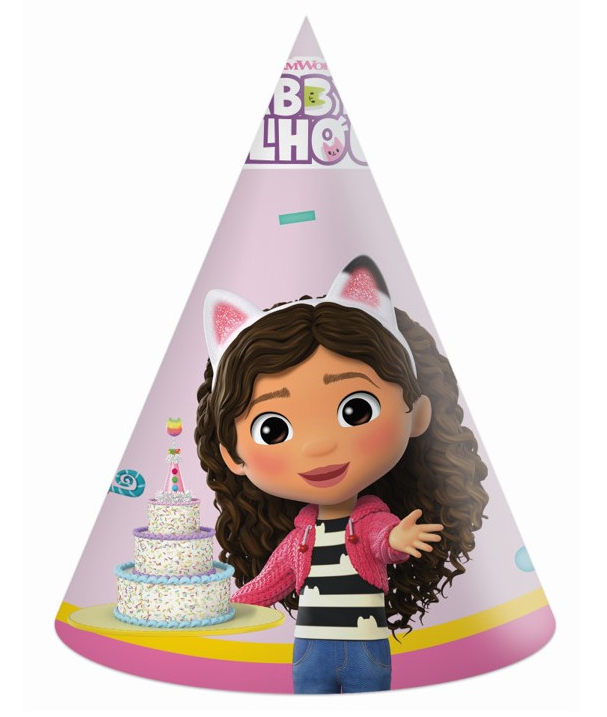 6 GORROS GABBYS DOLLHOUSE