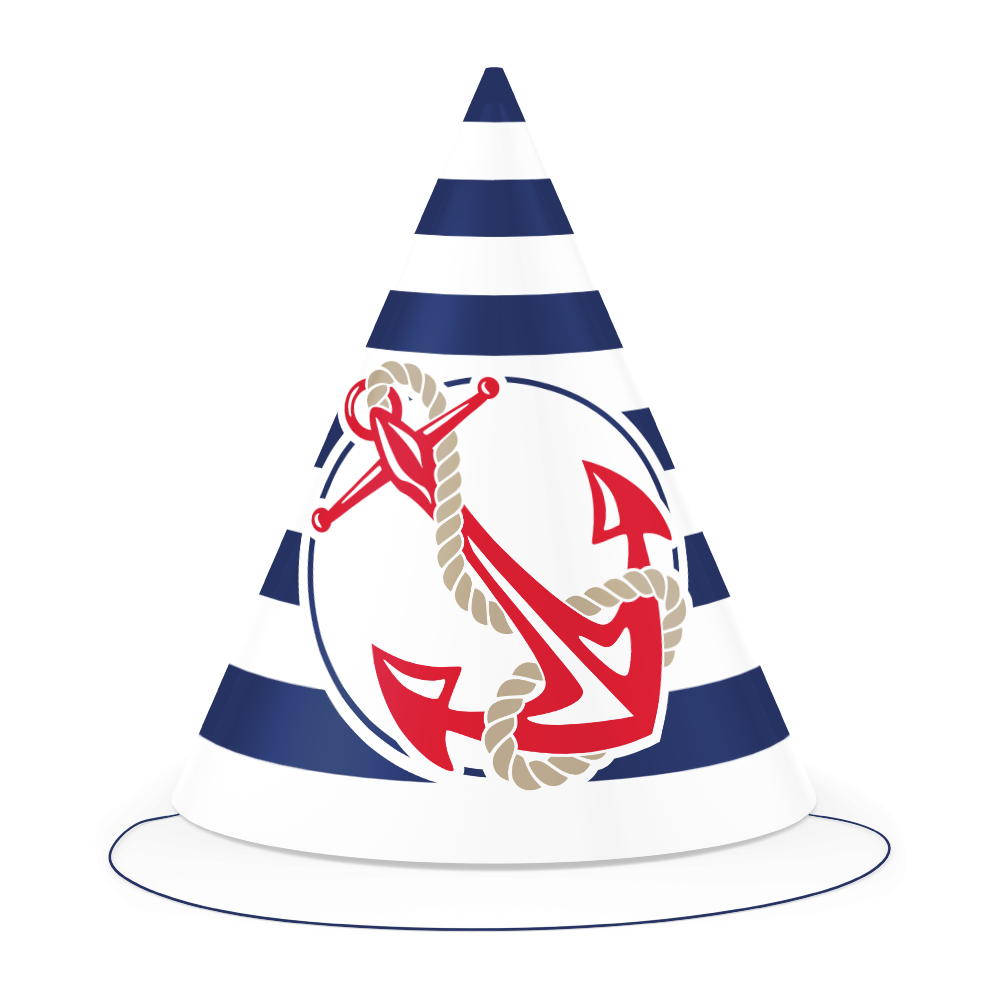 6 Gorros Anchor Nautic